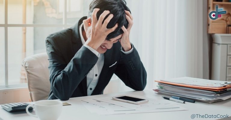 Men Stressed with Overwhelming Data